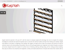 Tablet Screenshot of kapyah.com